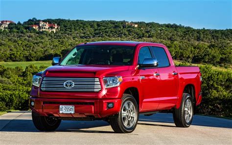 Download wallpapers Toyota Tundra Platinum CrewMax, 4k, SUVs, 2017 cars ...