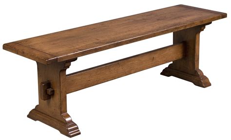 Coos Bay Trestle Bench From Dutchcrafters Amish Furniture