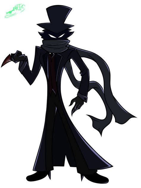 Jack the Ripper //HAZBIN HOTEL// blank Background by Goldenfd on DeviantArt