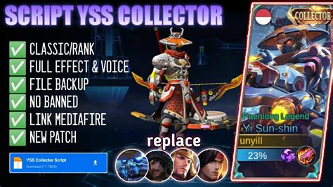 Script Skin Yss Collector No Password Full Effect Full Voice New