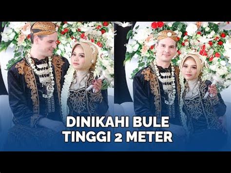 Viral Gadis Gelumbang Sumsel Dinikahi Bule Kanada Tinggi Mempelai Pria