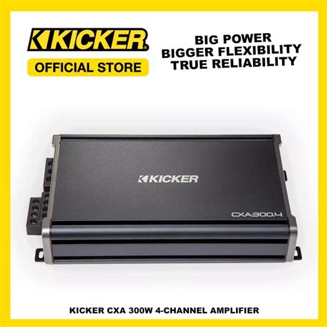 Kicker Car Audio Cx Series W Channel Amplifier Cxa