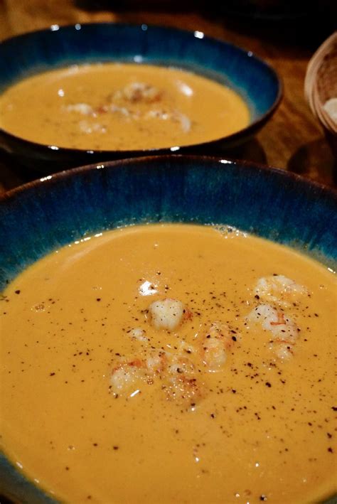 Homemade Langoustine Soup Food