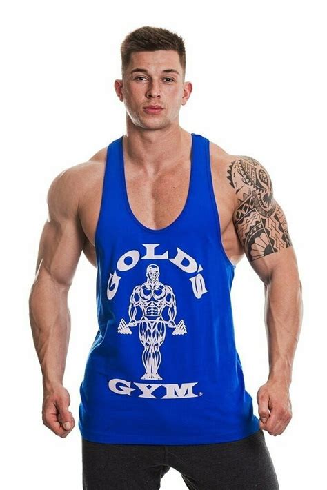 Golds Gym Muscle Stringer Vest Sports Shop Jays Health And Fitness Uk