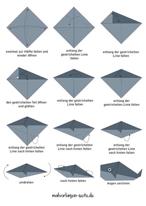 Instrucciones De Origami Para Plegar Descargar P Gina Para Colorear