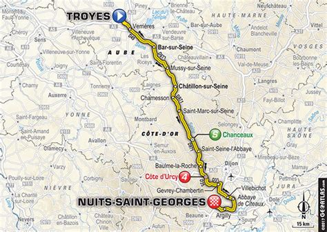 Nuits Saint Georges Dans Le Tour De France