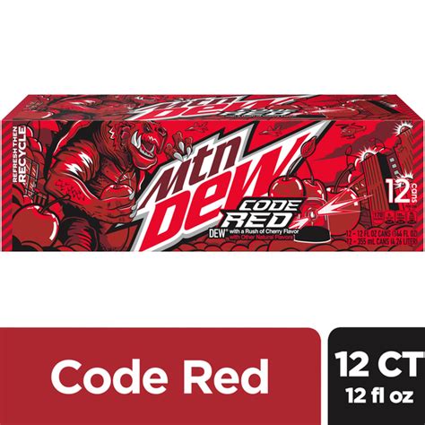 Family Dollar Mountain Dew Code Red Soda - Pack Same-Day Delivery ...