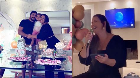 Katia Aveiro revela algumas imagens da festa de aniversário da filha