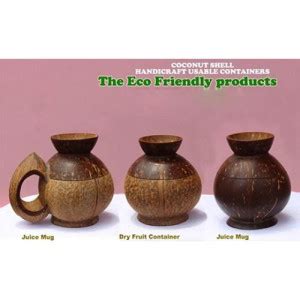 Exclusive Eco Friendly Brass Embroidered Coconut Shell Craft From Kerala