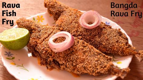 Bangda Rava Fry Recipe Mackerel Fish Fry Recipe Fish Rava Fry