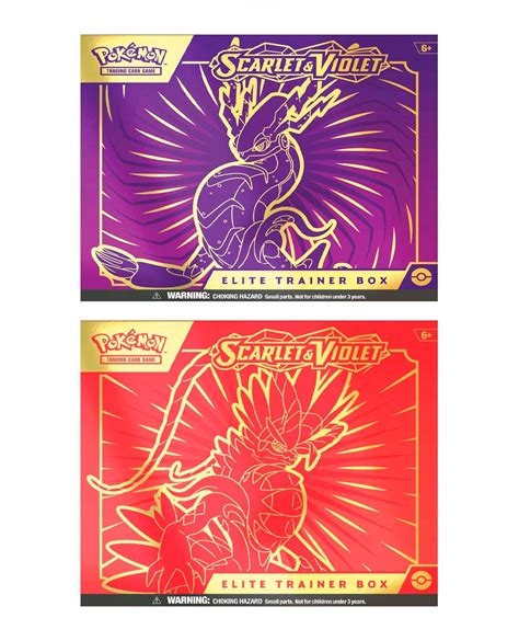 Caja Cartas Pokemon Tcg Scarlet Y Violet Elite Trainer Box Coppel