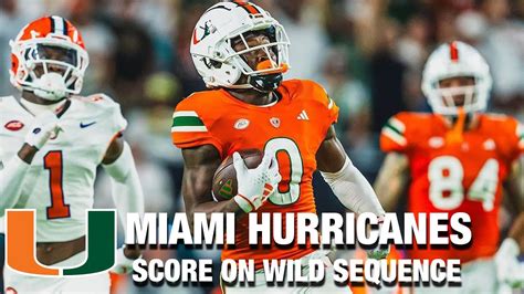 Miami Hurricanes Score On Wild Sequence Against Clemson