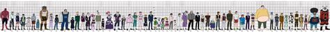 Okay So I Made A Little Height Chart Of A Couple Of Characters Hunterxhunter