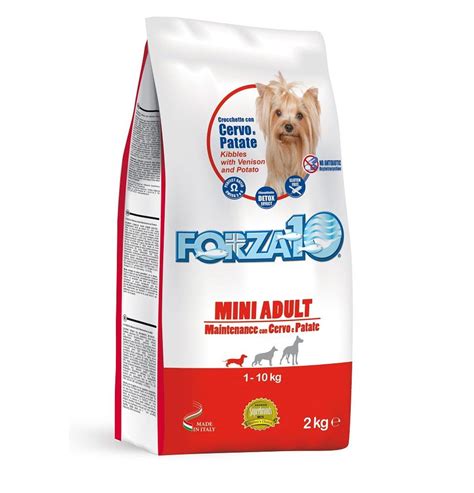 Forza 10 Cibo Secco Per Cani Mini Adult Maintenance Cervo E Patate 2kg