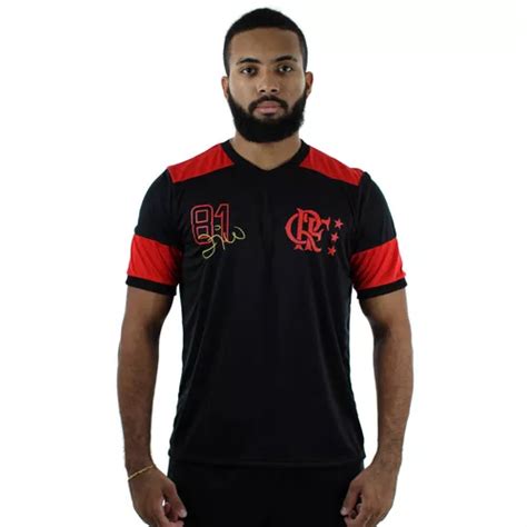 Camisa Retro Flamengo Zico Mundial 1981 Braziline Oficial Frete grátis