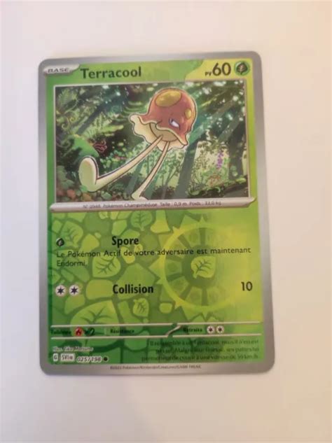 CARTE POKÉMON TERRACOOL Reverse 025 198 EV1 Écarlate et violet Neuf