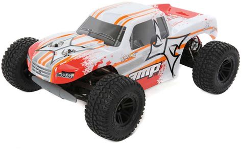 Ecx Amp Mt 110 2wd Monster Truck Weiss Orange Rtr