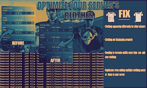 Optimize Your Servers Fivem Clothing Into A Pack By Apfromest Fiverr