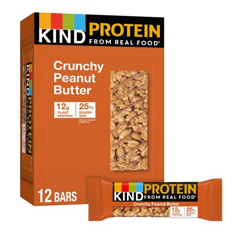 Kind Protein Bars Crunchy Peanut Butter Healthy Snacks