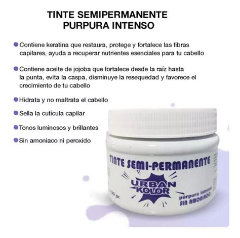 Kit Tinte Semipermanente Kolor Shot Sin Amoniaco Urban Color Tono