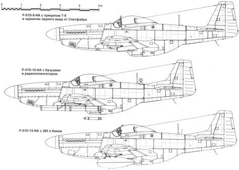 North American P-51B Mustang Blueprint - Download free blueprint for 3D modeling