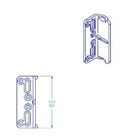 P Bracket Outside Standoff X Bal Rv Products