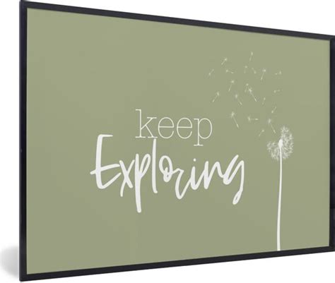 Fotolijst Incl Poster Spreuken Quotes Keep Exploring Reizen