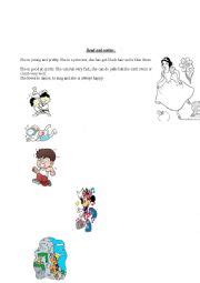 Snow White ESL Worksheet By Barian