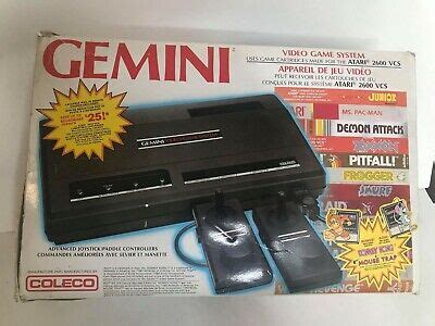 1983 COLECO GEMINI ATARI 2600 Electronic TV Computer Game System VERY