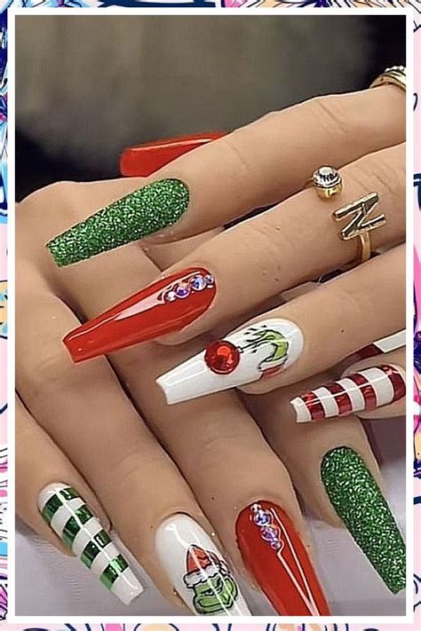 Amazon Beauty Personal Care Christmas Nails Acrylic Christmas