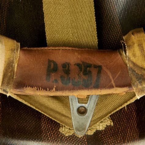 Original U.S. WWII 82nd Airborne Named Paratrooper Helmet with Post War ...