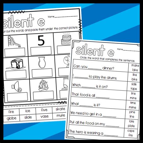 Long Vowel Silent E Worksheets Made By Teachers