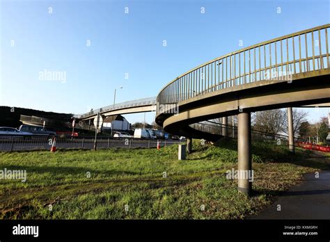 Footpath Over The A27 By Stockbridge Roundabout Chichester PO19 8QG