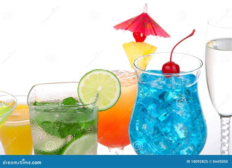 Popular Cocktails Drinks with Alcohol Stock Image - Image of color ...