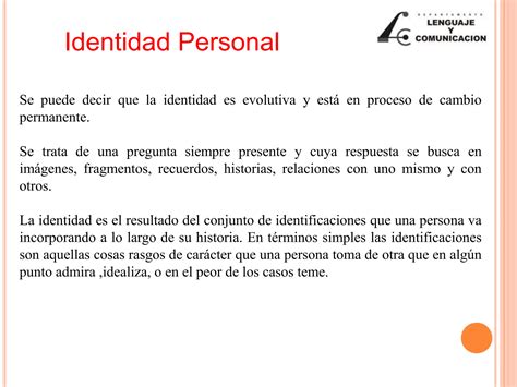 Identidad Ppt Psicologia Del Desarrollo Ppt