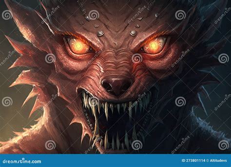 Werewolf Teeth And Eyes