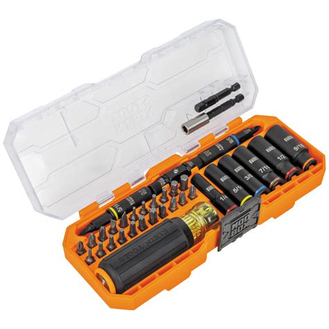 Knect Impact Rated Screwdriver And Socket Set With Case Piece