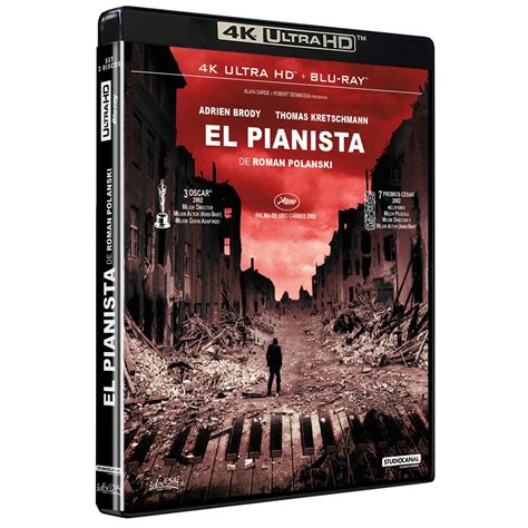 El Pianista De Roman Polanski 4K Ultra HD Blu Ray DIVISA RED S A