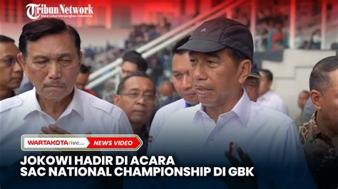 Jokowi Hadir Dan Tonton Puncak Acara SAC National Championship Di GBK