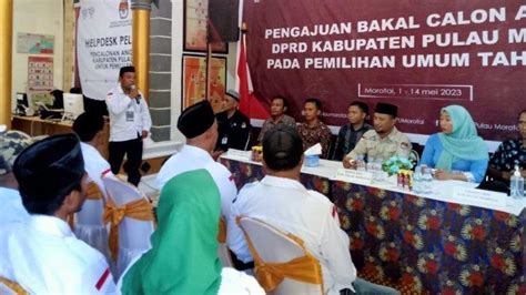 Pbb Resmi Daftar Bacaleg Ke Kpu Morotai Berikut Nama Nama Dan