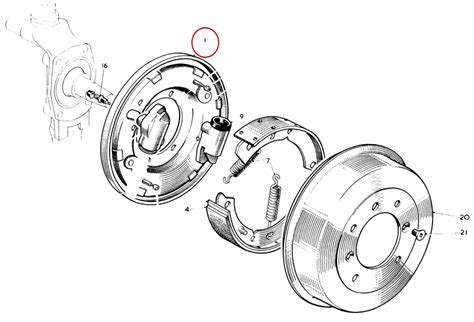 Back Plate Front Right For Metropolitan Brakes Kip Motor Company