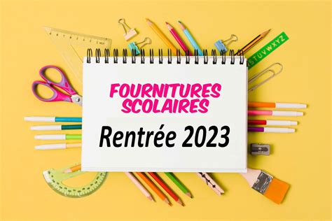 Liste De Fournitures Rentr E Coll Ge Jules Verne Bourges