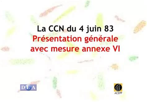 Ppt La Ccn Du Juin Pr Sentation G N Rale Avec Mesure Annexe Vi