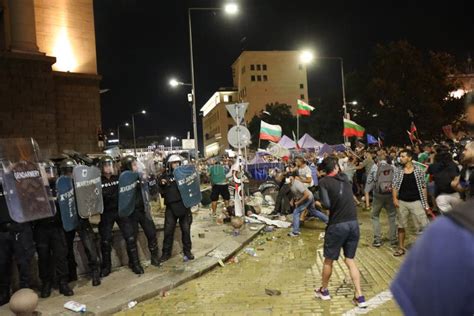 Clashes Between The Gendarmerie And Protesters During An Anti