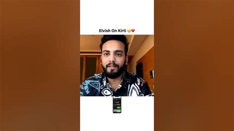 Elvish Yadav Reply On His X Girlfriend Kirti Mehra Youtube