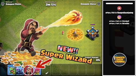 🔥super Wizard 🔥 Clash Of Clans Update New Super Troop Concept Clashofclans Youtube