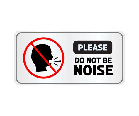 Do Not Make Noise Sign Vector 31716195 Vector Art At Vecteezy