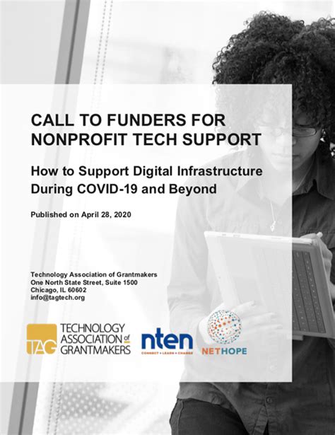 Call For Nonprofit Tech Support During COVID 19 Technology