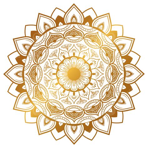 luxury gold floral vector hd png images luxury gold mandala transparent background floral