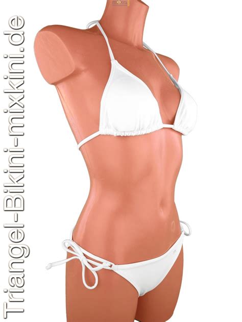 Bikini Triangel Wei Jetzt Separate Gr En Kaufen Mixkini Beachwear